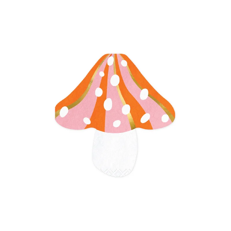 Fairy Toadstool Dessert Napkins 20ct