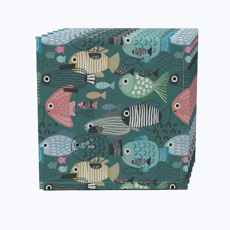 Abstract Fish Napkins