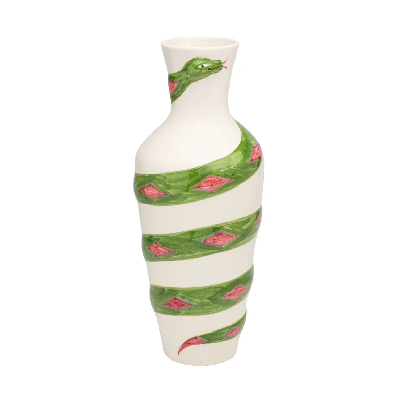 Serpent Earthenware Vase | 43cm