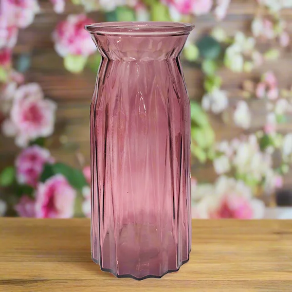 Floral Glass Vase