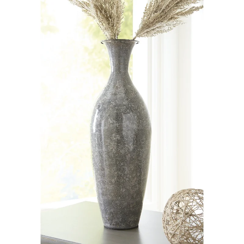 Signature Design by Ashley Brockwich Antique Gray Vase