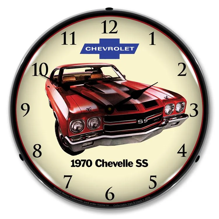 1970 SS Chevelle LED Clock