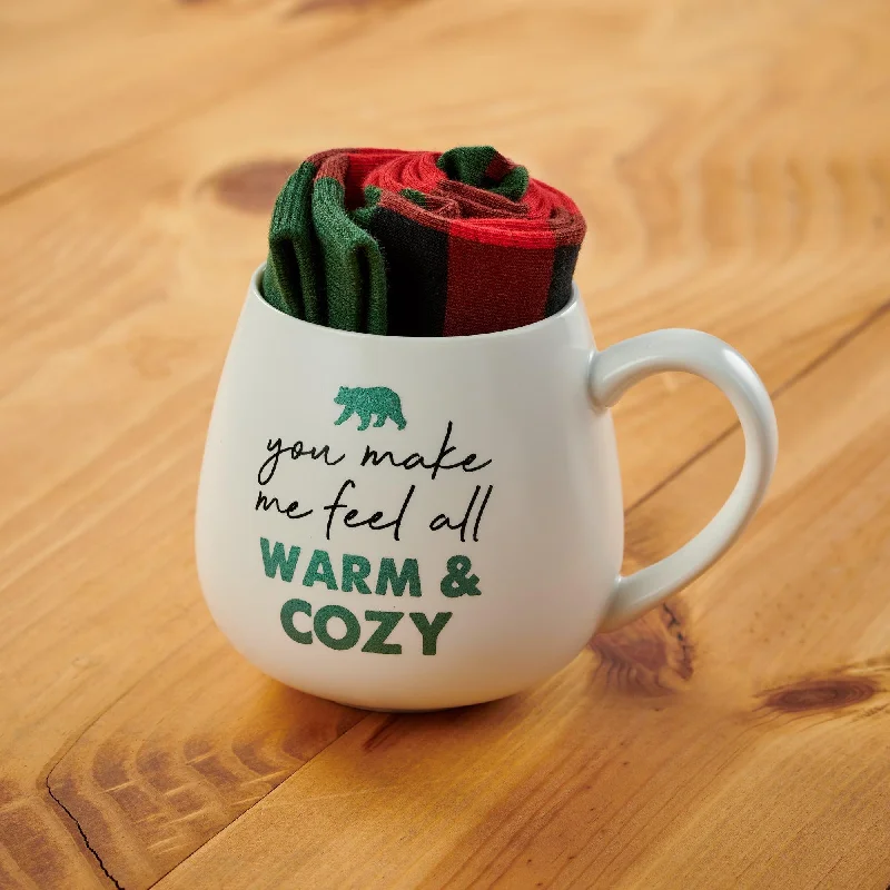 Warm & Cozy Mug & Socks Gift Set