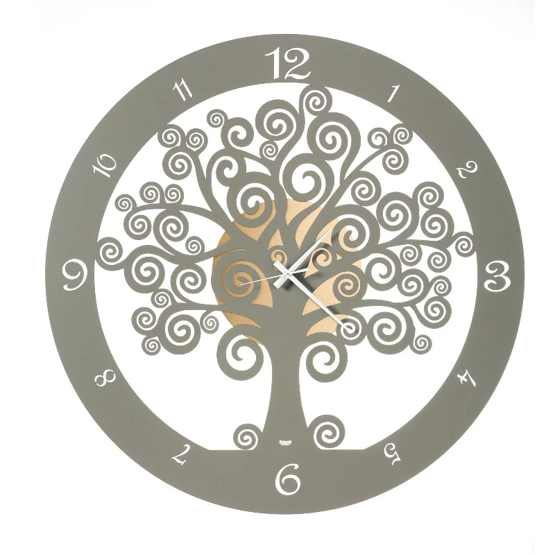 Arti e Mestieri Albero della Vita Big Wall Clock - Made in Italy