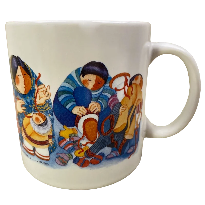 Barbara Lavallee Inuit Women Dressing Children Mug Arctic Circle Enterprises