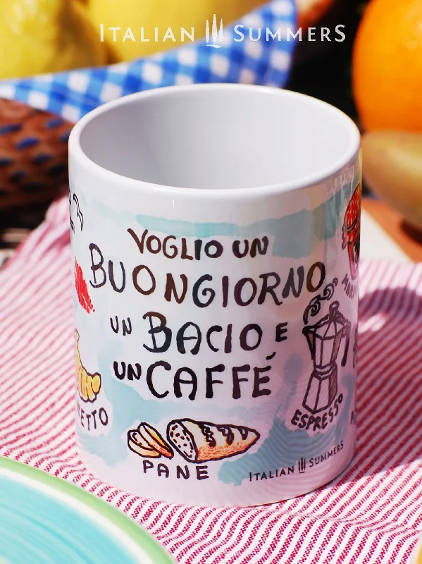 Buongiorno mug - a cheerful Italy coffee mug