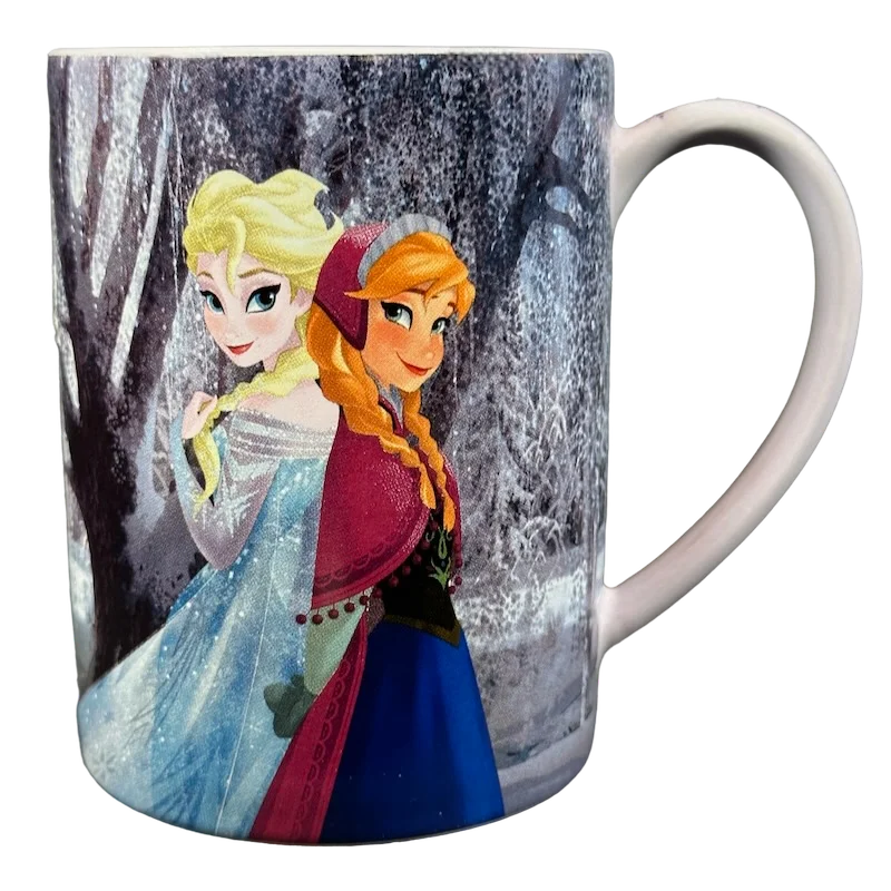 Frozen Elsa Anna Olaf Snowflakes Mug Disney Parks