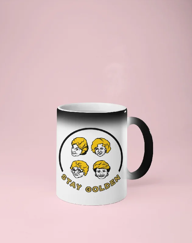 Golden Girls - Stay Golden Color Changing Mug - Reveals Secret Message w/ Hot Water