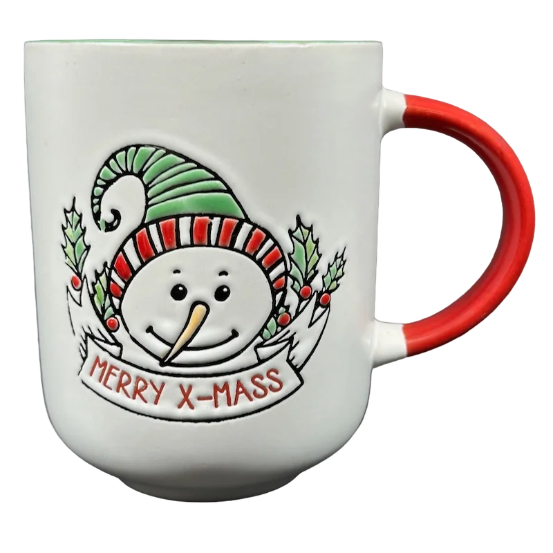 MERRY X-MASS Snowman Mug Spectrum Designz