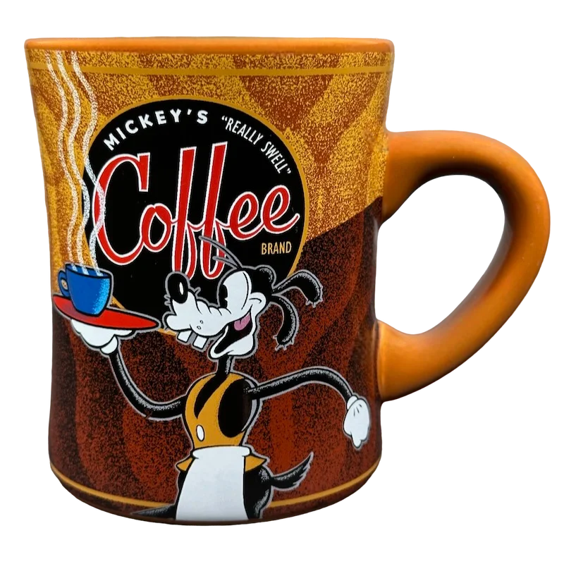 Mickey's Really Swell Coffee Goofy Mug Disney Parks