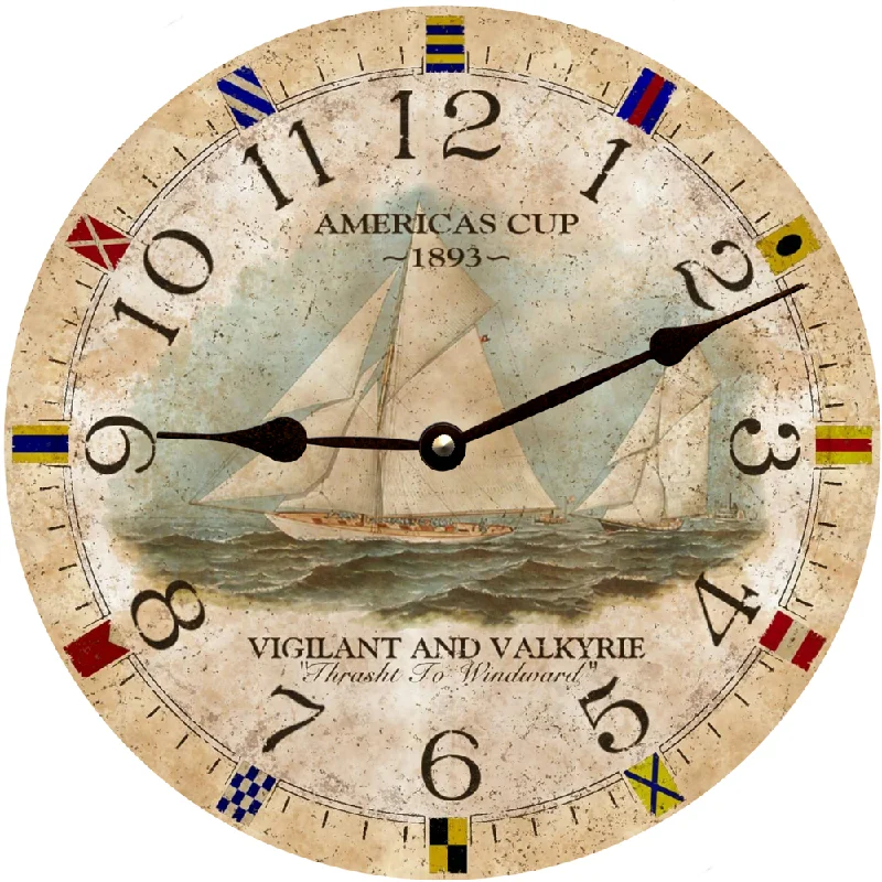 Nautical Sailboat Clock