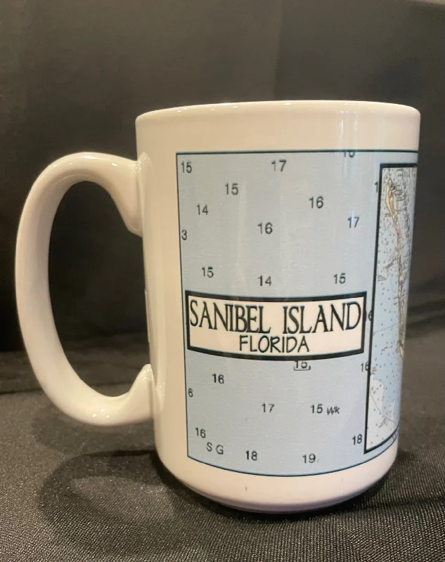 Sanibel & Captiva Islands Nautical Chart Mug