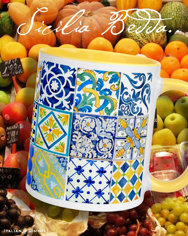 mug Sicilian Tile Mug - a colorful mug to brighten your morning