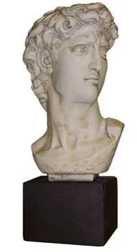 David Bust in Plaster