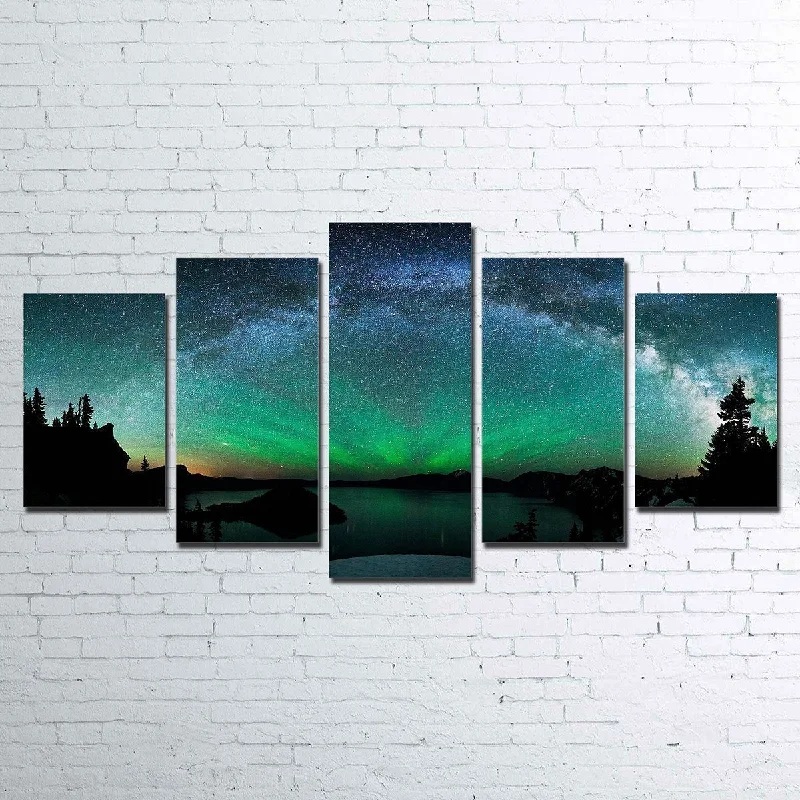 Aurora Borealis Canvas Set