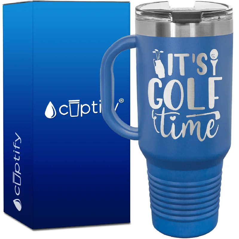 It's Golf Time 40oz Golf Travel Mug