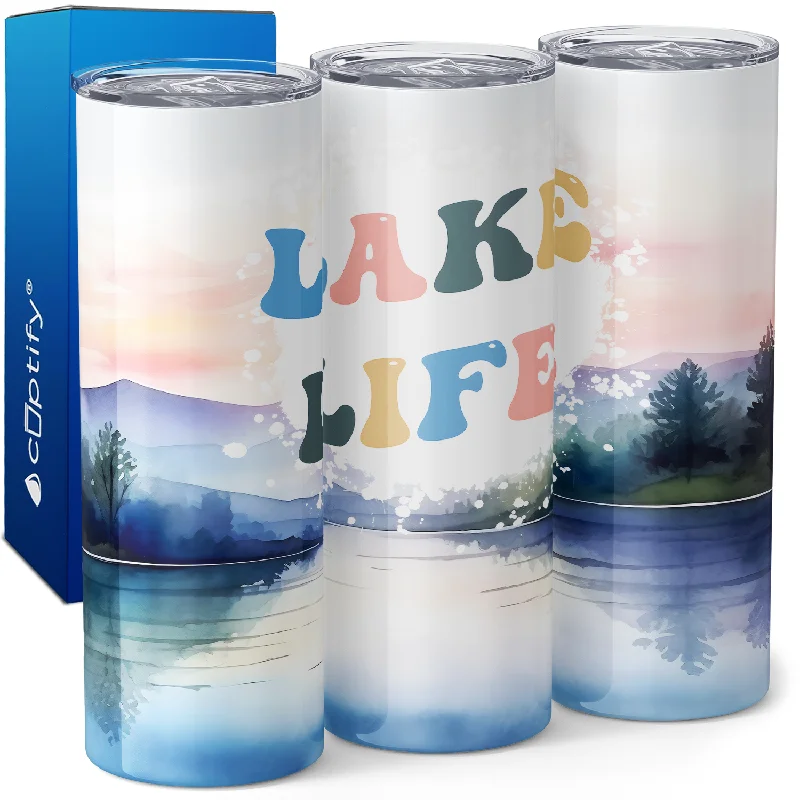 Lake Life Groovy 20oz Skinny Tumbler