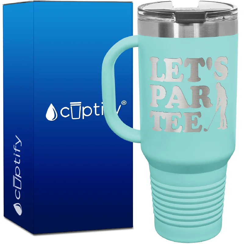 Let's Par Tee 40oz Golf Travel Mug