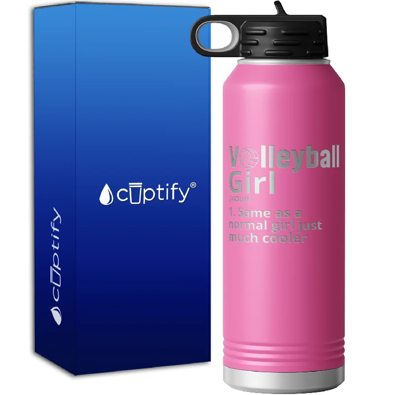 Volleyball Girl Definition 40oz Sport Water Bottle